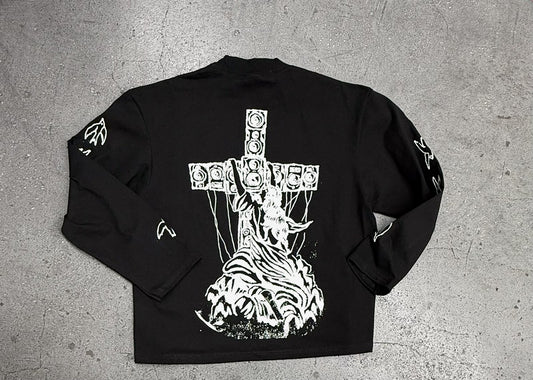 Rave Ritual Long Sleeve Tee - Black